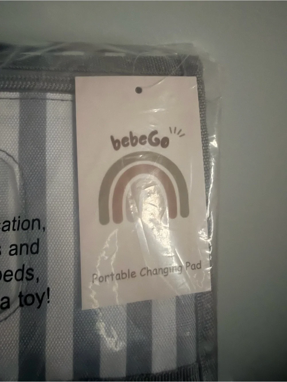 bebeGo Portable Diaper Changing Pad Travel Mat NEW